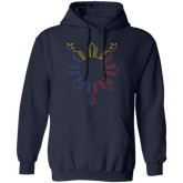 Sun and Stars Outline Unisex Pullover Hoodie